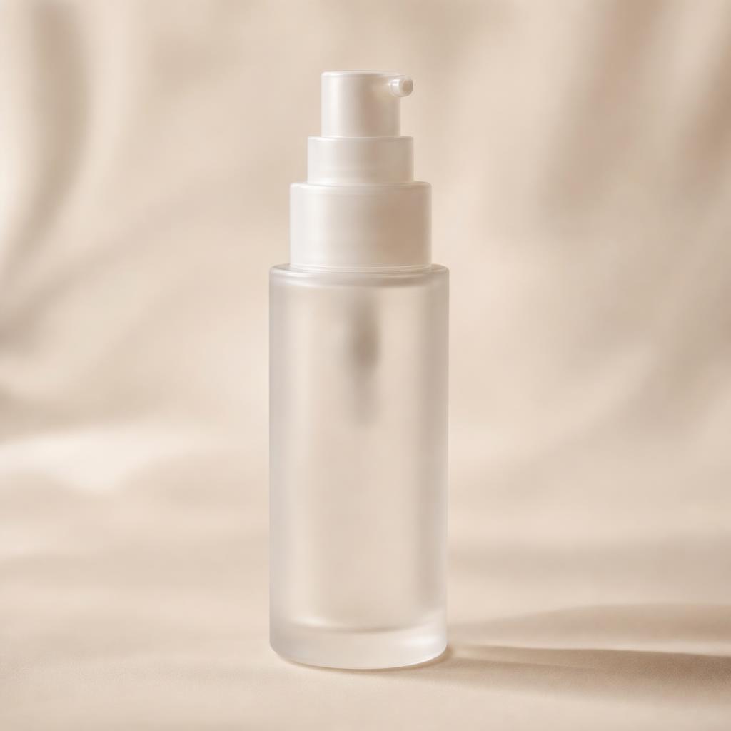 Airless treatment pump · frosted PP · 30 g jar