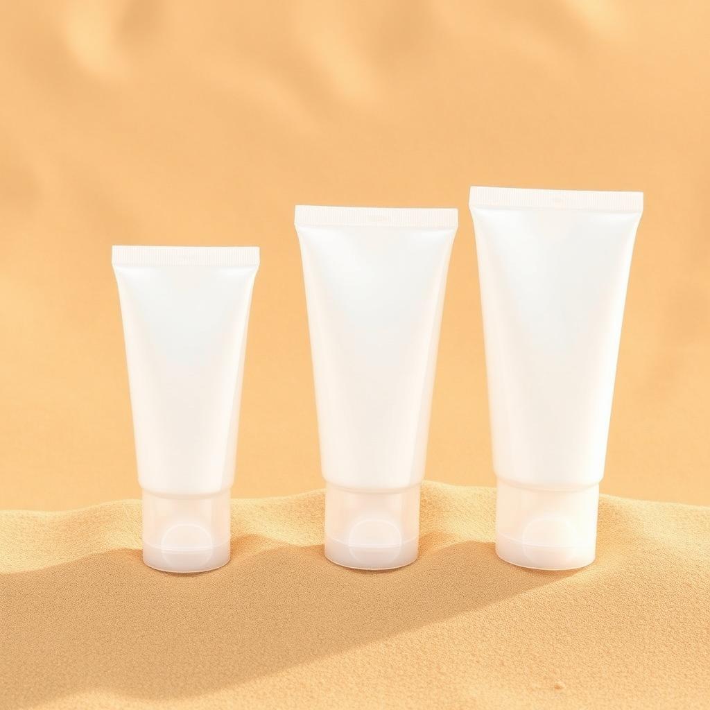 Suncare: size lineup, 30 ml, 75 ml & 150 ml in matte LDPE